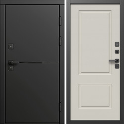Входная дверь Termo-Door Тренд Блэк - Нео Классика Слоновая Кость