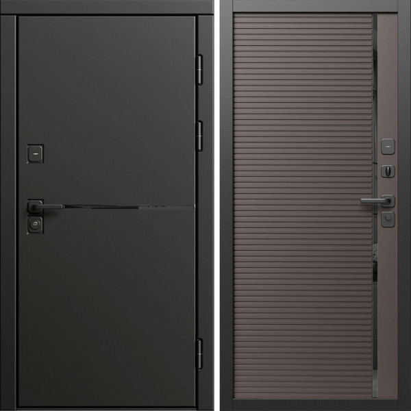 Входная дверь Termo-Door Тренд Блэк - Порте Шоколад