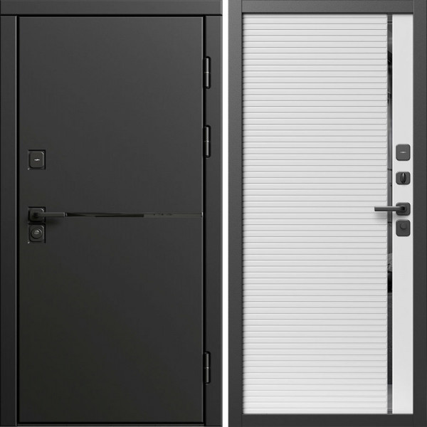 Входная дверь Termo-Door Тренд Блэк - Порте white