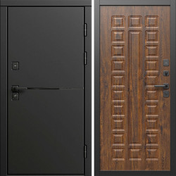 Входная дверь Termo-Door Тренд Блэк - Престиж дуб