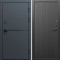 Входная дверь Termo-Door Тренд Графит - Флэт Черный кварц
