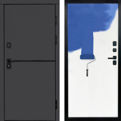 Входная дверь Termo-Door Тренд Графит - Гладкая Панель Под Покраску Под покраску (грунт)