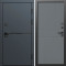 Входная дверь Termo-Door Тренд Графит - Горизонт Grey софт