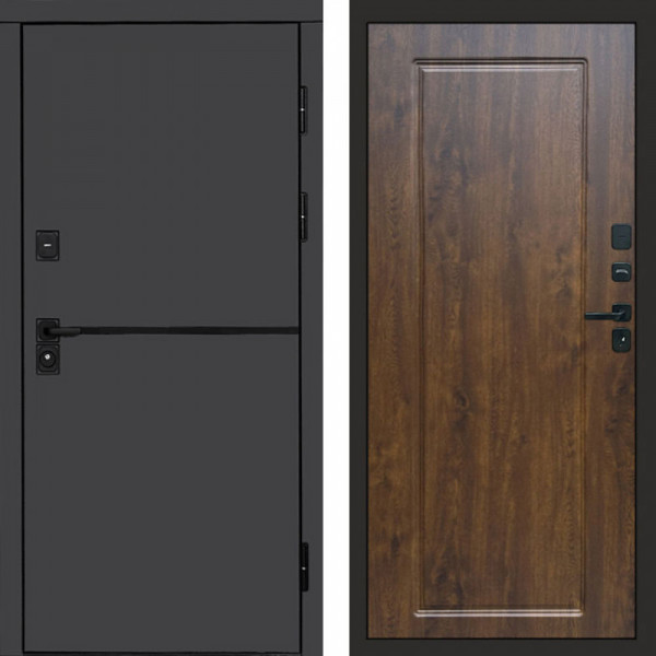 Входная дверь Termo-Door Тренд Графит - Гранд Дуб