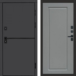 Входная дверь Termo-Door Тренд Графит - Гранд Grey софт