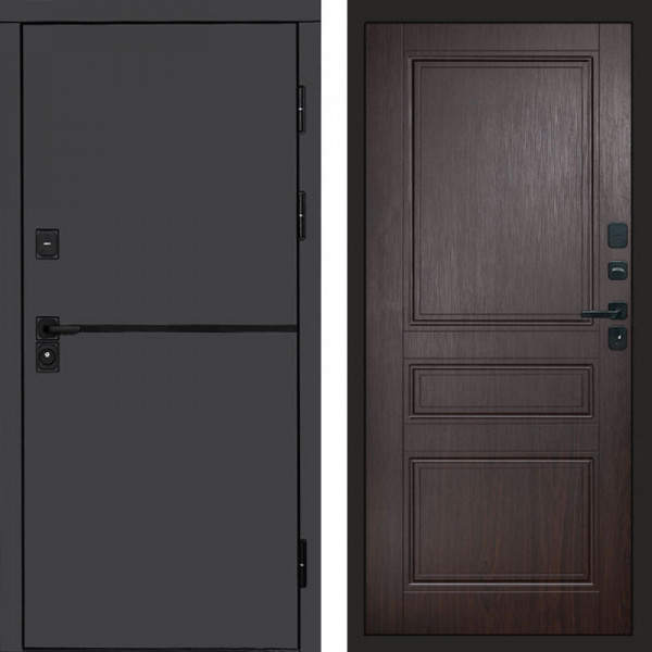 Входная дверь Termo-Door Тренд Графит - Классика венге