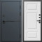 Входная дверь Termo-Door Тренд Графит - Лион Белый софт