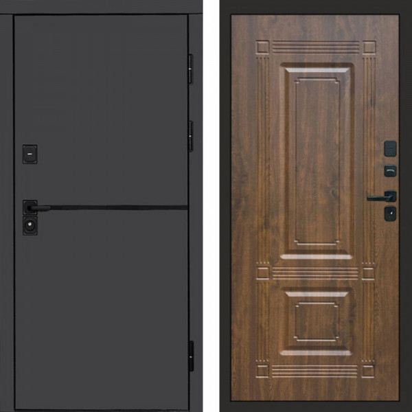 Входная дверь Termo-Door Тренд Графит - Мадрид Дуб