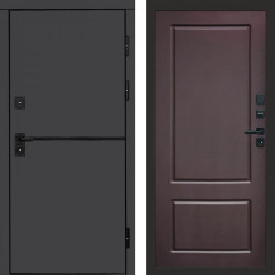 Входная дверь Termo-Door Тренд Графит - Марсель Шоколад