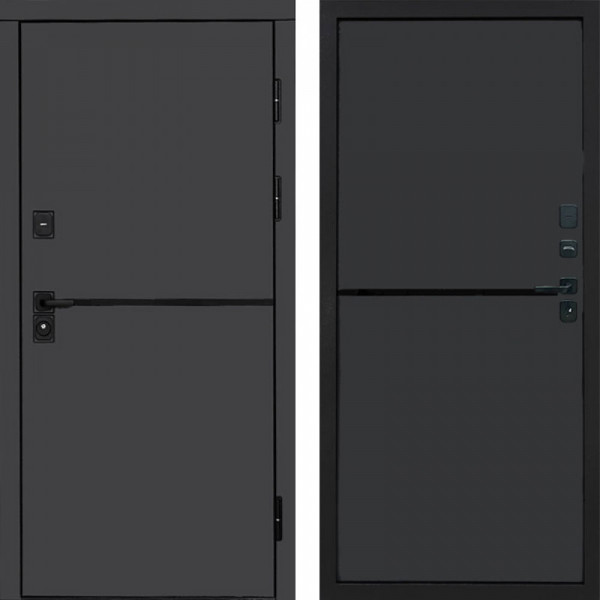 Входная дверь Termo-Door Тренд Графит - Нео Графит