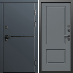 Входная дверь Termo-Door Тренд Графит - Нео Классика Грей Софт