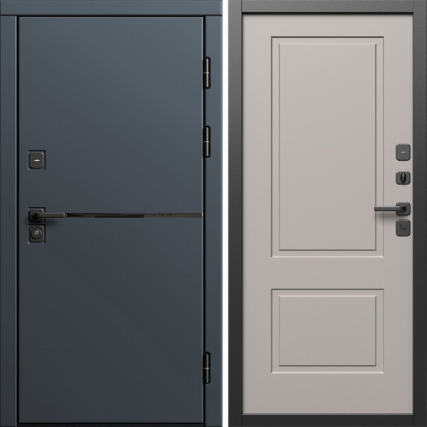 Входная дверь Termo-Door Тренд Графит - Нео Классика Капучино