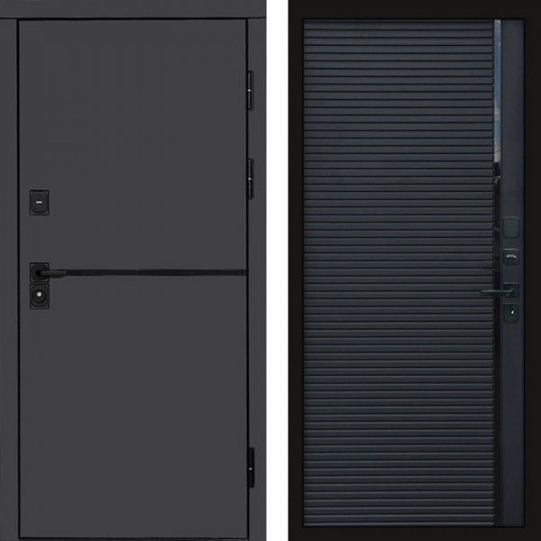 Входная дверь Termo-Door Тренд Графит - Porte black