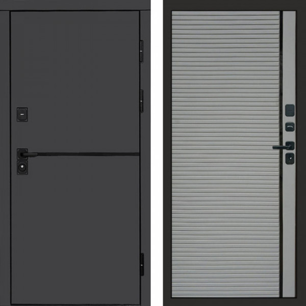 Входная дверь Termo-Door Тренд Графит - Porte Grey софт