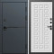 Входная дверь Termo-Door Тренд Графит - Престиж белое дерево