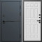 Входная дверь Termo-Door Тренд Графит - Спарта белое дерево