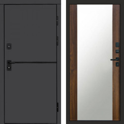 Входная дверь Termo-Door Тренд Графит - Зеркало дуб