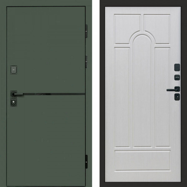 Входная дверь Termo-Door Тренд Грин - Арка лиственница