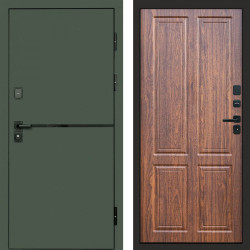 Входная дверь Termo-Door Тренд Грин - Без серии Орех стандарт