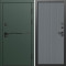 Входная дверь Termo-Door Тренд Грин - Флэт Grey софт