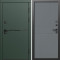 Входная дверь Termo-Door Тренд Грин - Горизонт Grey софт