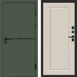 Входная дверь Termo-Door Тренд Грин - Гранд Слоновая кость