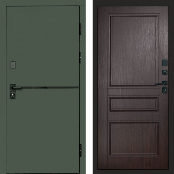 Входная дверь Termo-Door Тренд Грин - Классика венге