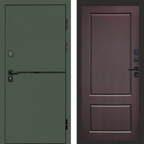 Входная дверь Termo-Door Тренд Грин - Марсель Шоколад