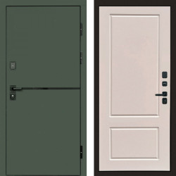 Входная дверь Termo-Door Тренд Грин - Марсель Слоновая кость