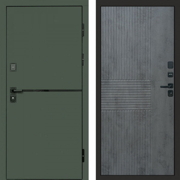Входная дверь Termo-Door Тренд Грин - Мастино Бетон темный