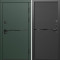 Входная дверь Termo-Door Тренд Грин - Нео Black