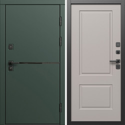 Входная дверь Termo-Door Тренд Грин - Нео Классика Капучино