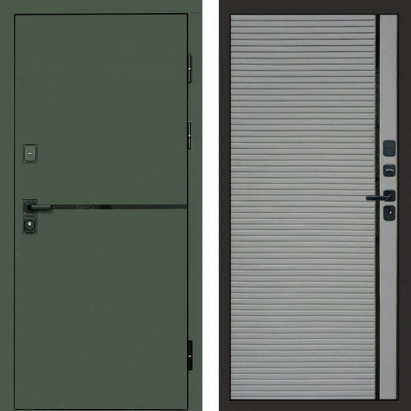 Входная дверь Termo-Door Тренд Грин - Porte Grey софт