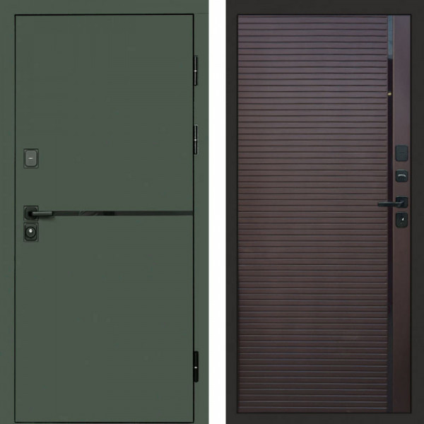 Входная дверь Termo-Door Тренд Грин - Porte Шоколад