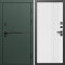 Входная дверь Termo-Door Тренд Грин - Страйп Белый Софт