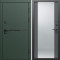 Входная дверь Termo-Door Тренд Грин - Зеркало Grey Софт