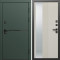 Входная дверь Termo-Door Тренд Грин - Зеркало Люмис Соновая Кость