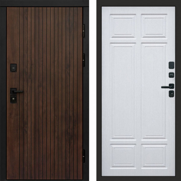 Входная дверь Termo-Door Твист Ультра - Без серии Лиственница премиум