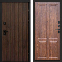 Входная дверь Termo-Door Твист Ультра - Без серии Орех стандарт