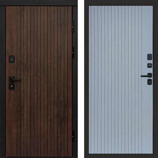 Входная дверь Termo-Door Твист Ультра - Flat Grey софт