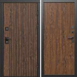 Входная дверь Termo-Door Твист Ультра - Флэт Дуб