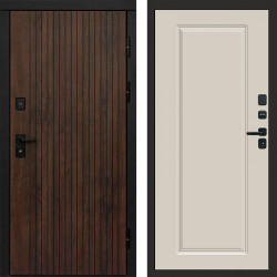 Входная дверь Termo-Door Твист Ультра - Гранд Слоновая кость