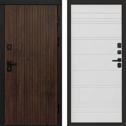 Входная дверь Termo-Door Твист Ультра - Лучи White line