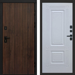 Входная дверь Termo-Door Твист Ультра - Мадрид Белый софт