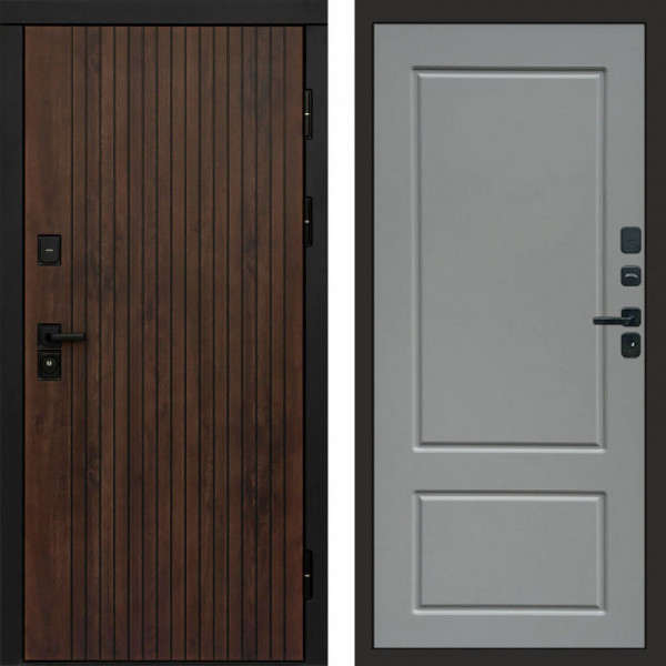 Входная дверь Termo-Door Твист Ультра - Марсель Grey софт