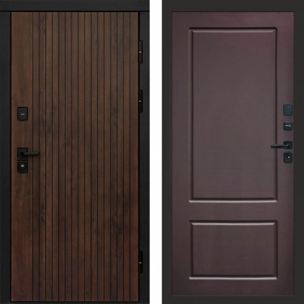 Входная дверь Termo-Door Твист Ультра - Марсель Шоколад