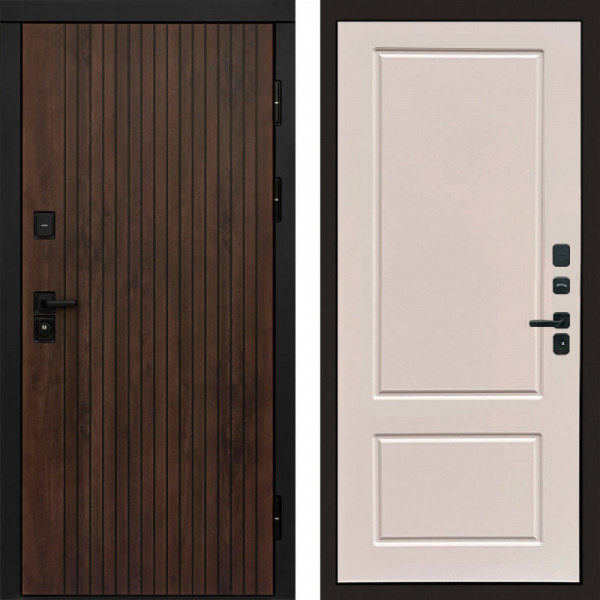 Входная дверь Termo-Door Твист Ультра - Марсель Слоновая кость