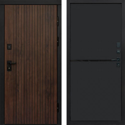 Входная дверь Termo-Door Твист Ультра - Нео Black