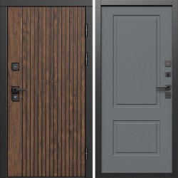 Входная дверь Termo-Door Твист Ультра - Нео Классика Грей Софт