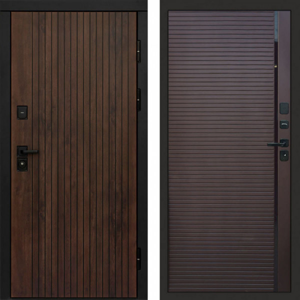 Входная дверь Termo-Door Твист Ультра - Porte Шоколад